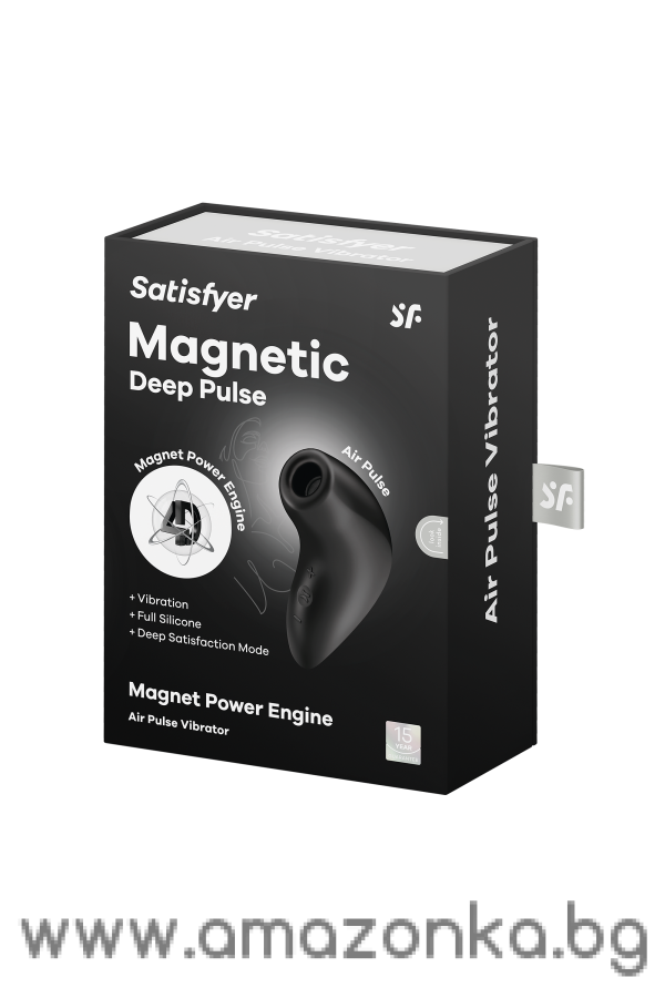 SATISFYER MAGNETIC DEEP PULSE BLACK
