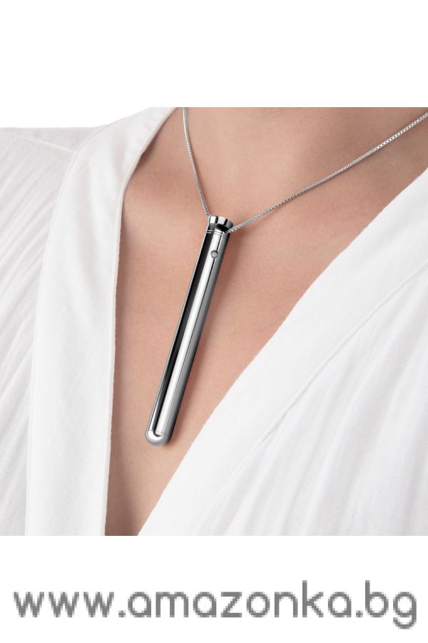 LE WAND VIBRATING NECKLACE SILVER