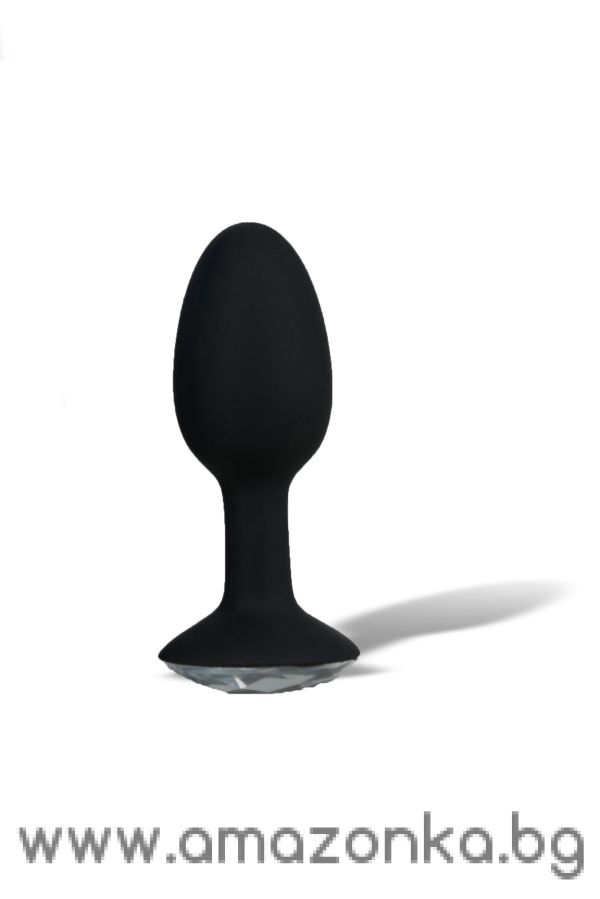 CRYSTAL AMULET SILICONE BUTT PLUG SMALL