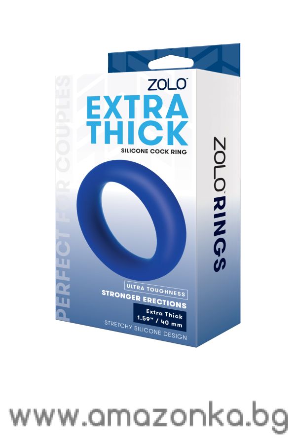 ZOLO EXTRA THICK SILICONE COCK RING