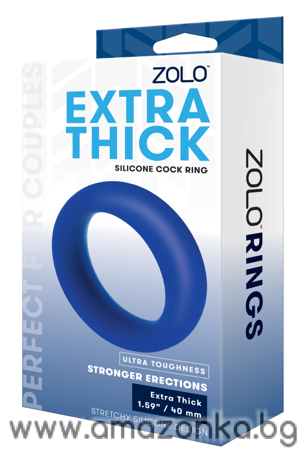 ZOLO EXTRA THICK SILICONE COCK RING