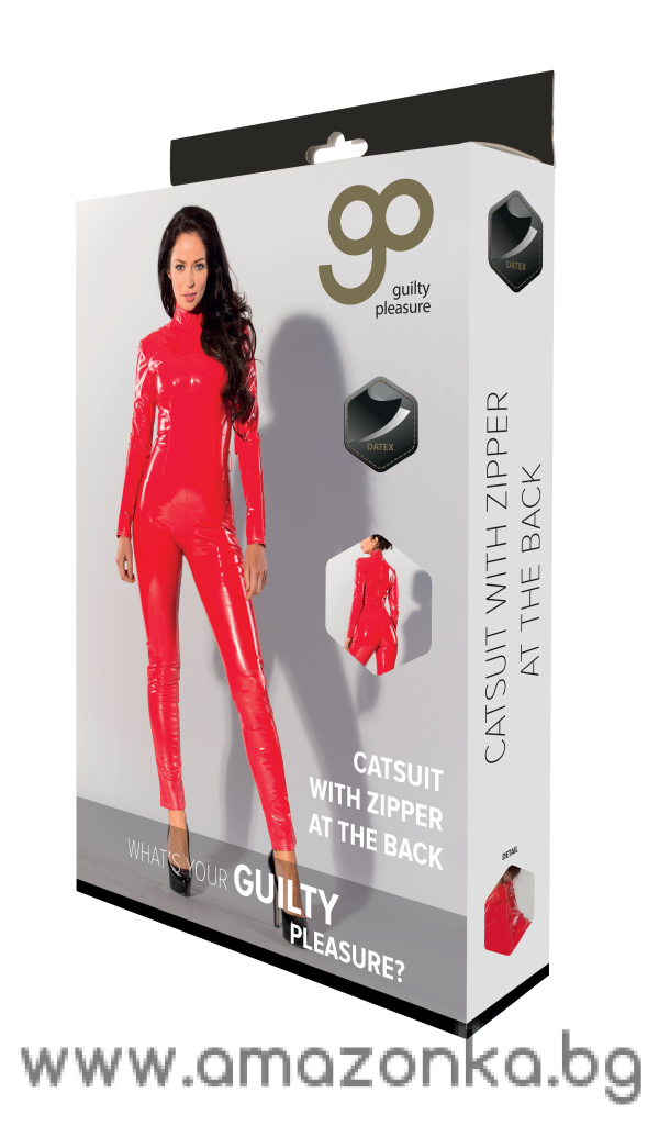 GP CATSUIT WITH ZIPPER AT THE BACK, L