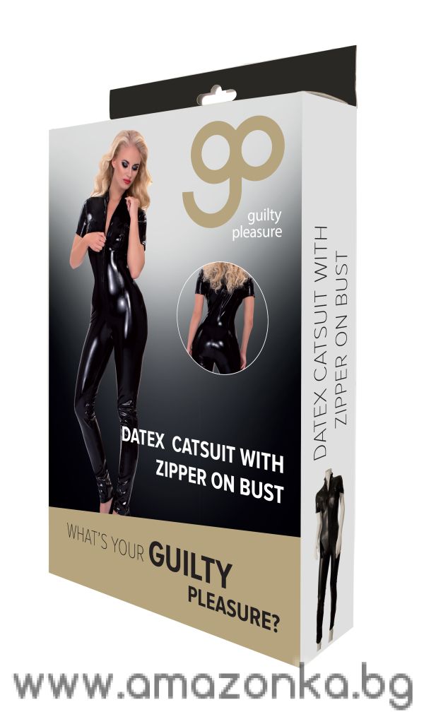 GP DATEX CATSUIT WITH ZIPPER ON BUST, L