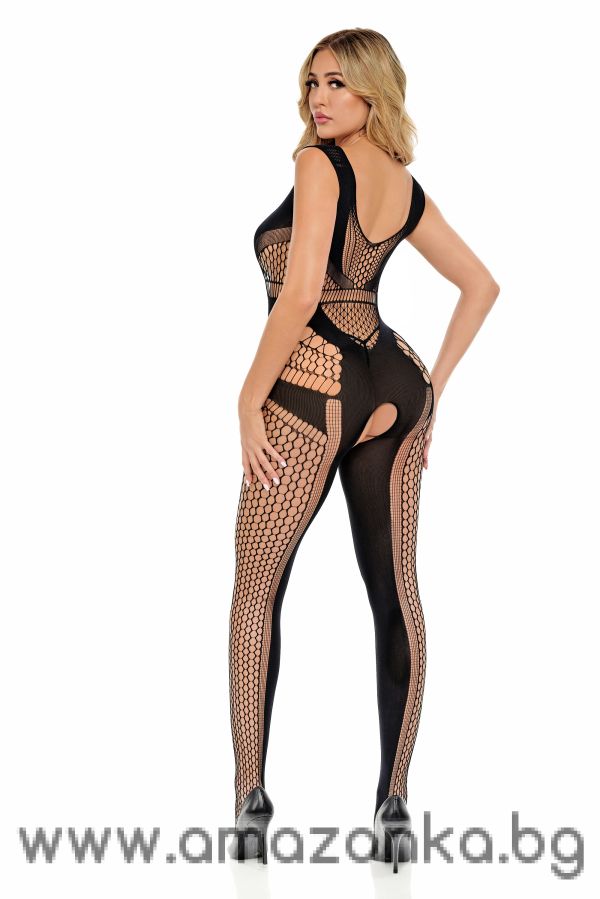 BOUJEE GANG BODYSTOCKING BLACK, OS