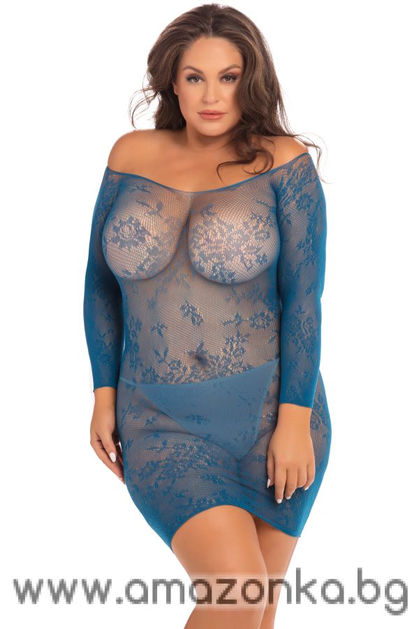 OPEN SEASON OFF SHOULDER DRESS, 3XL/4XL