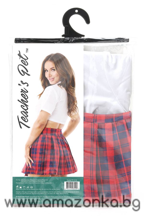 TEACHER PET 2 PCS SCHOOLGIRL COSTUME
