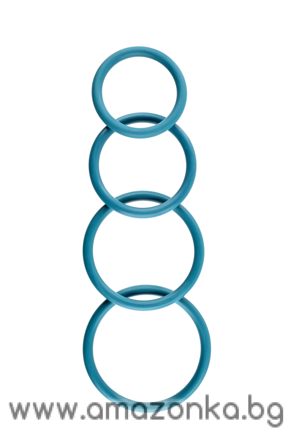 SPORTSHEETS TURQUOISE O RING 4 PACK