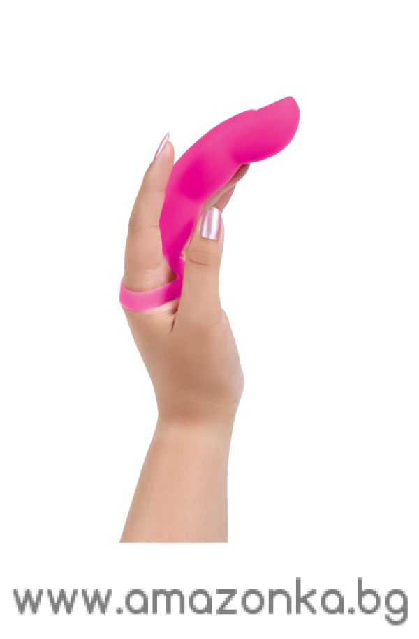 A&E G SPOT TOUCH FINGER VIBRATOR PINK