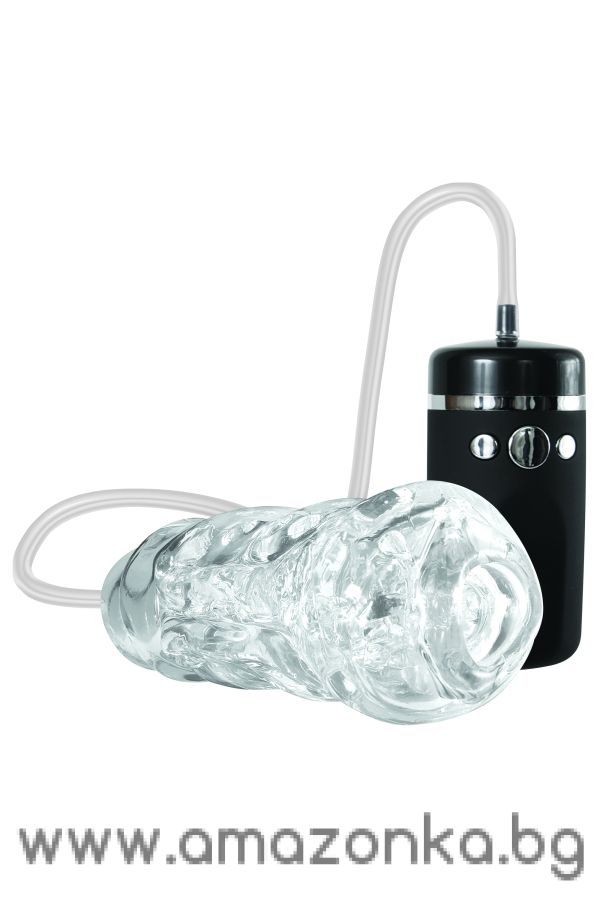 A&E VIBRATING & SUCKING STROKER