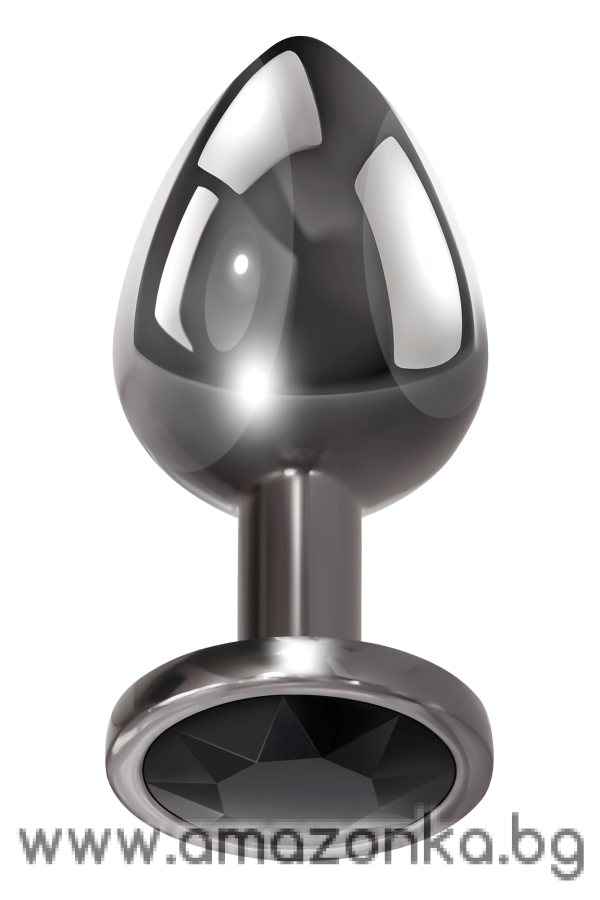 EVOLVED BLACK GEM ANAL PLUG MEDIUM