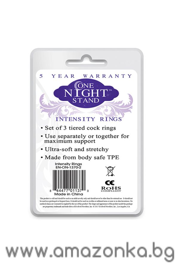 EVOLVED INTENSITY RINGS ONE NIGHT STAND