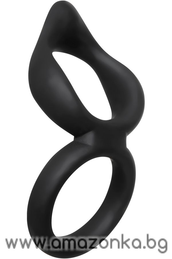 A&E SILICONE DUAL RING CLIT TICKLER