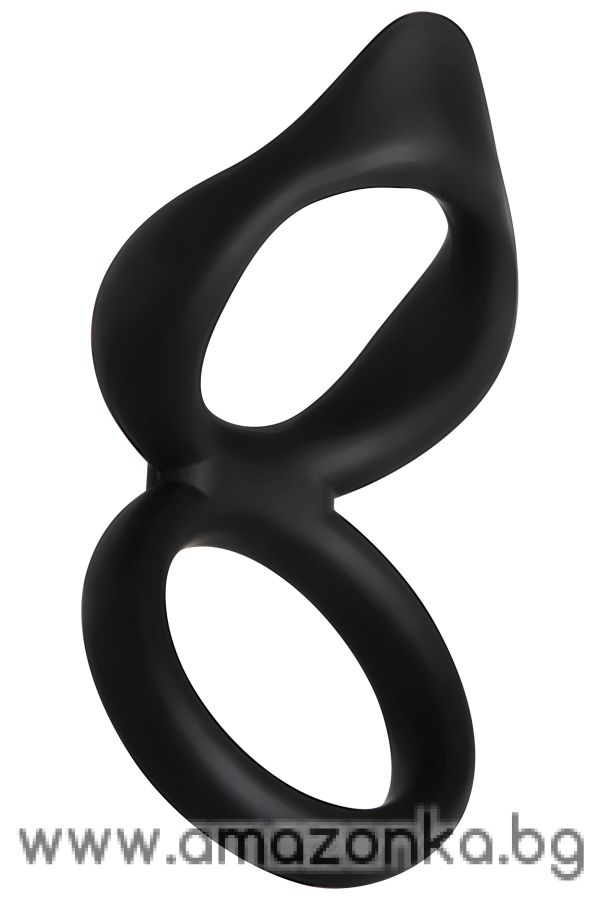 A&E SILICONE DUAL RING CLIT TICKLER