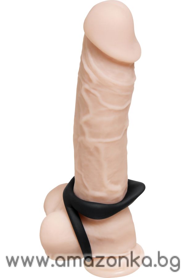 A&E SILICONE DUAL RING CLIT TICKLER