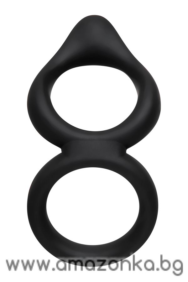 A&E SILICONE DUAL RING CLIT TICKLER