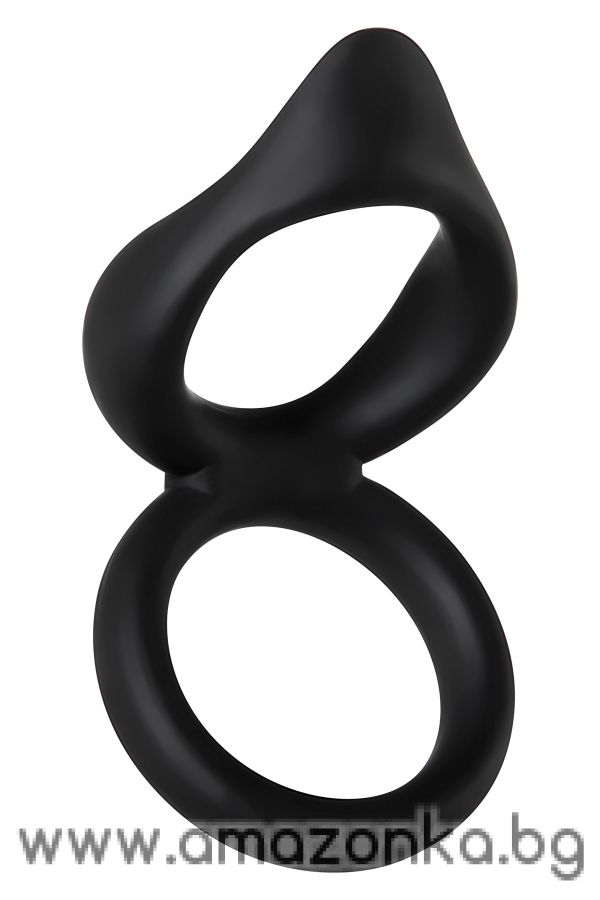 A&E SILICONE DUAL RING CLIT TICKLER