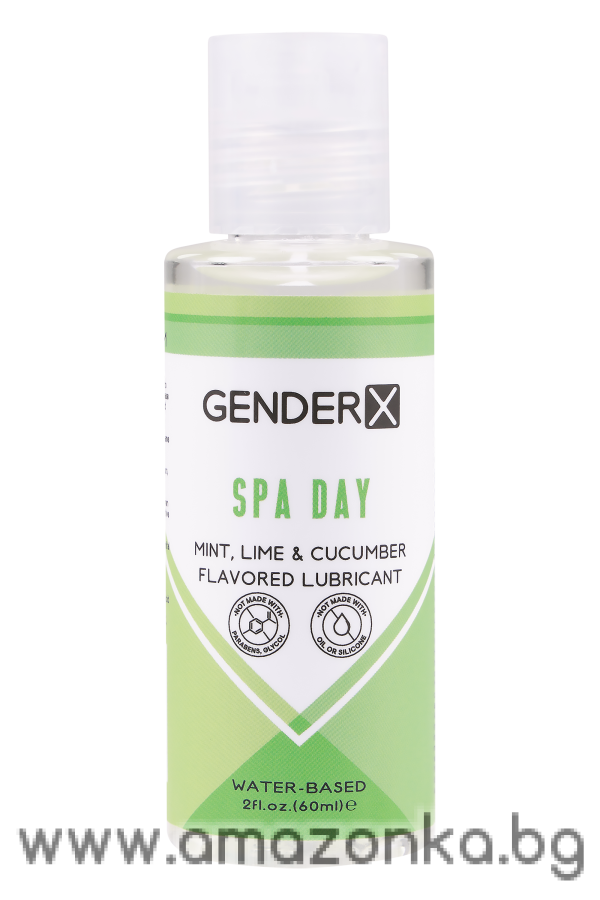 GENDER X SPA DAY FLAVORED LUBE, 60ML