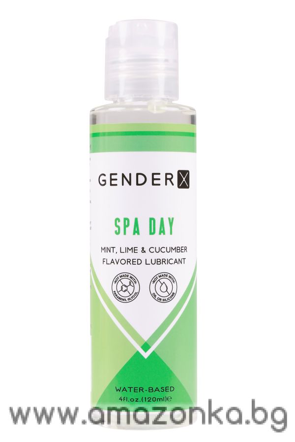 GENDER X SPA DAY FLAVORED LUBE, 120ML