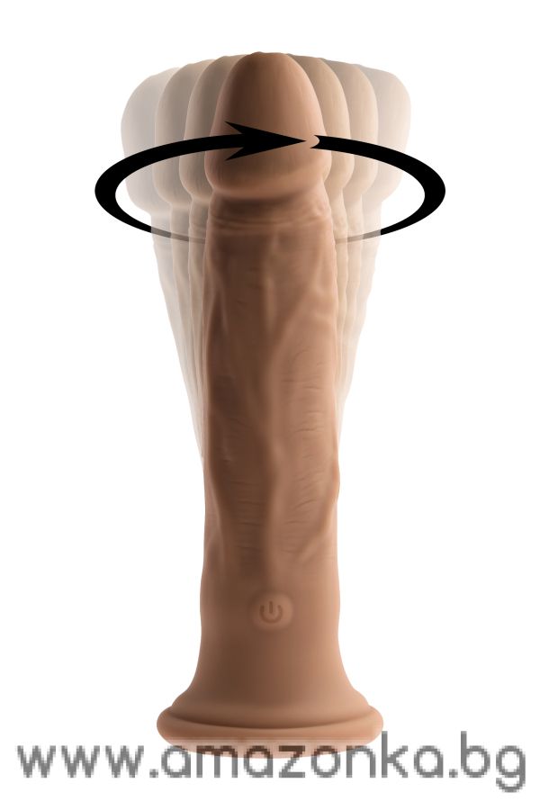 EVOLVED TWIRL JAM 9.25 INCH DARK FLESH