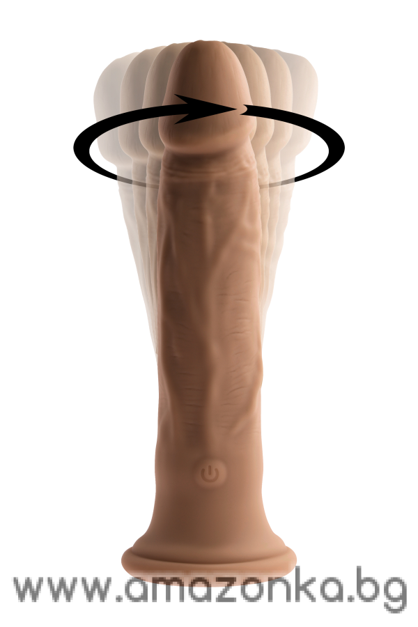 EVOLVED TWIRL JAM 9.25 INCH DARK FLESH