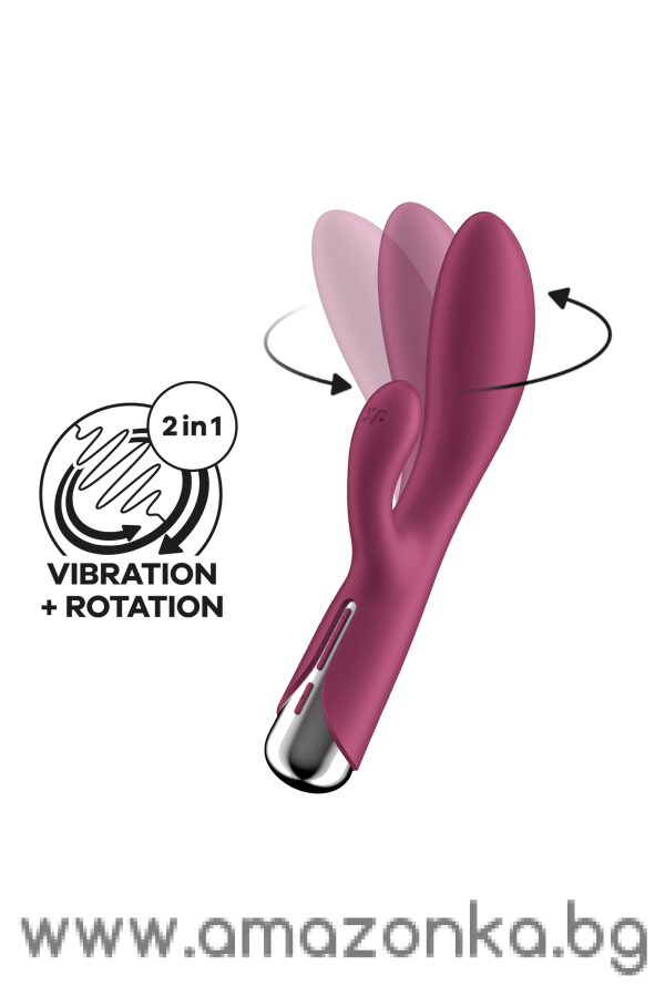 SATISFYER SPINNING RABBIT 1 RED