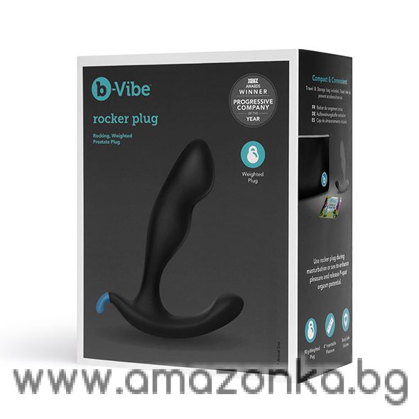 B-Vibe - Rocker Plug Black