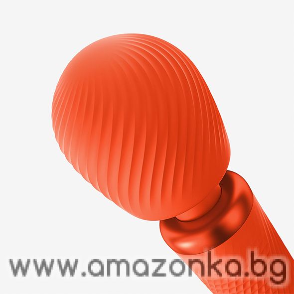 Fun Factory-Vim Weighted Rumble Wand Sunrise Orange