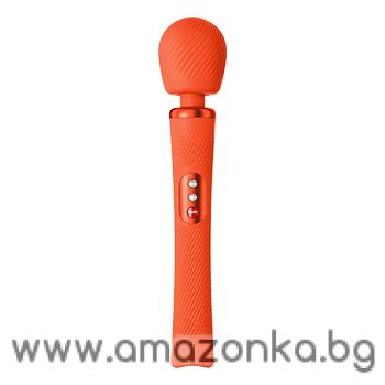 Fun Factory-Vim Weighted Rumble Wand Sunrise Orange