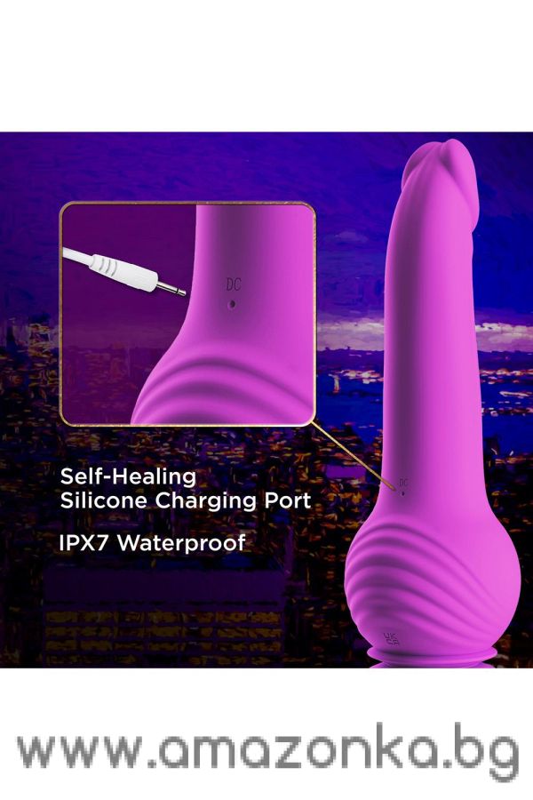 IMPRESSIONS NEW YORK GYROQUAKE DILDO PURPLE