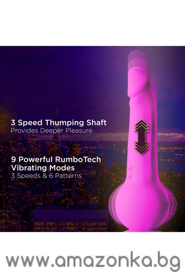 IMPRESSIONS NEW YORK GYROQUAKE DILDO PURPLE