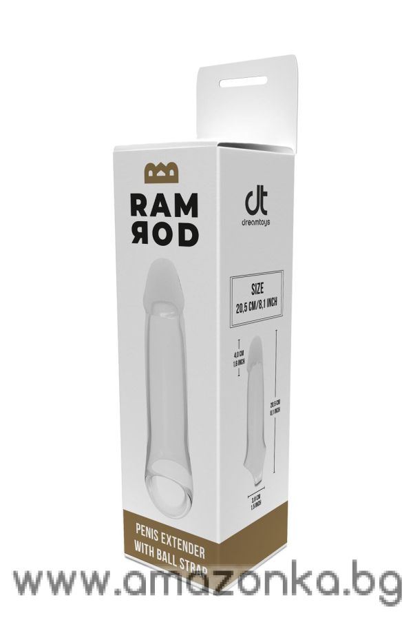 RAMROD 7.6 INCH EXTENDER WITH BALL STRAP