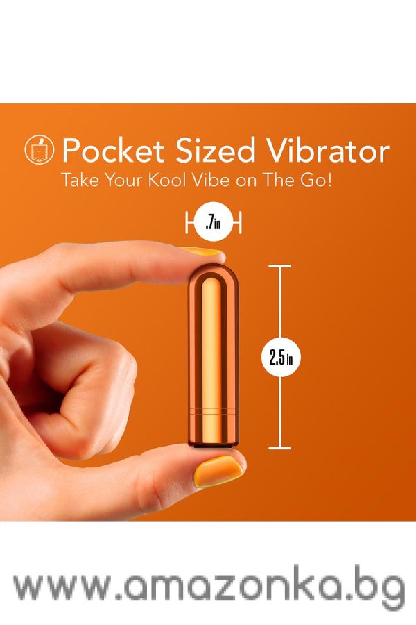 KOOL VIBES RECHARGEABLE MINI BULLET TANGERINE