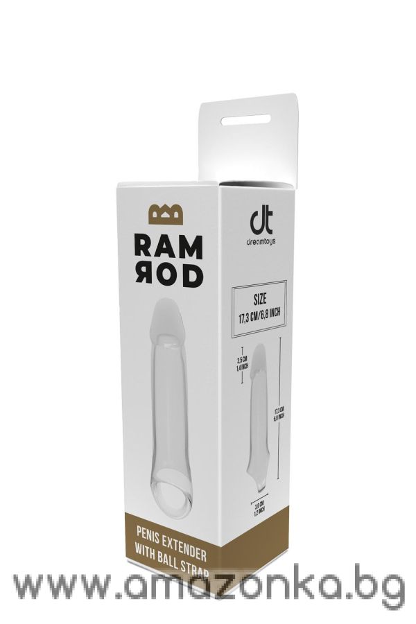 RAMROD 6.6 INCH EXTENDER WITH BALL STRAP