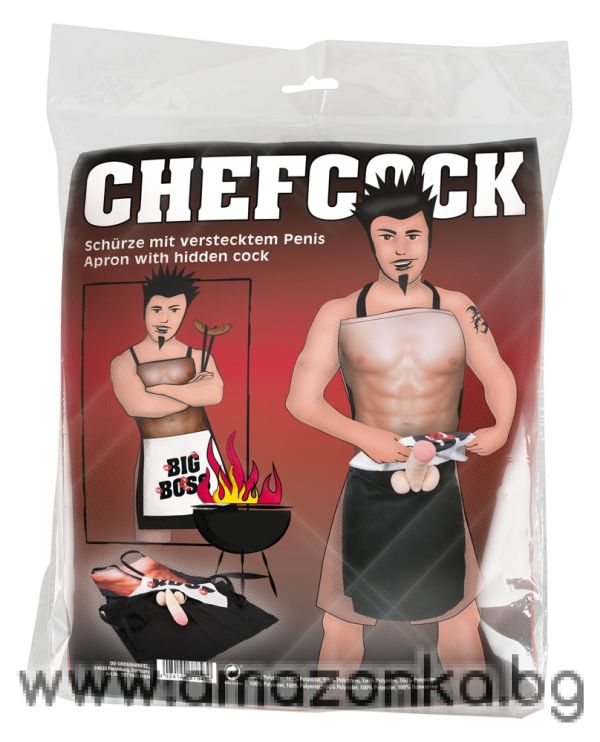 Apron CHEFCOCKСъс скрит плюшен пенис