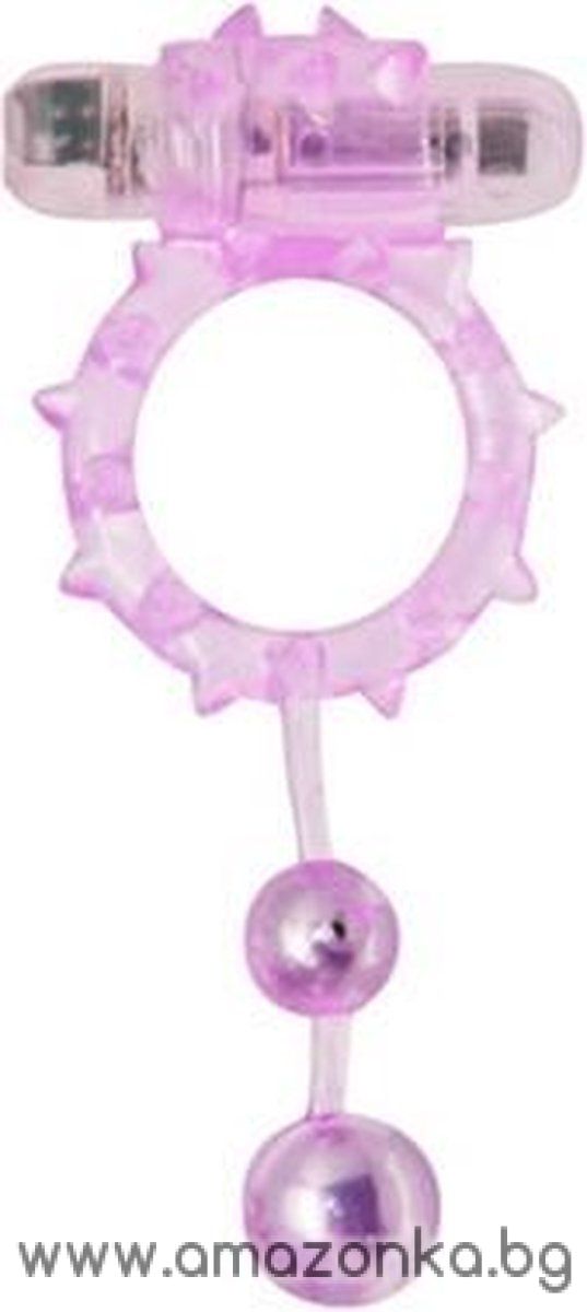 Vibrating Ball Banger Cock Ring 2 Ball