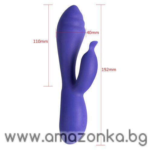 Ripple Dual Ribbed Vibrator Clitoral Vaginal Massager Higher Pleasure