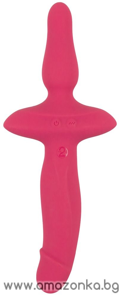 Couples Choice 2in1 Vibrator + Butt Plug 