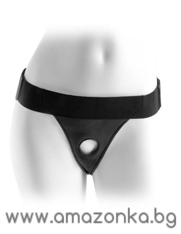 Crotchless Harness Black