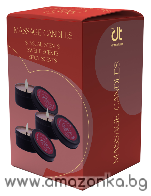 Massage Candle Set Of 3 Scents