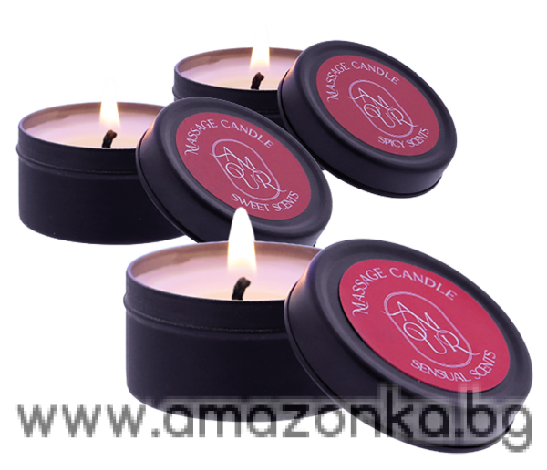 Massage Candle Set Of 3 Scents