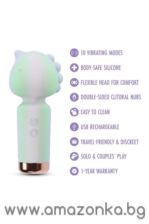 Unicorn Dreams Wand Vibrator-Blush-Play with me