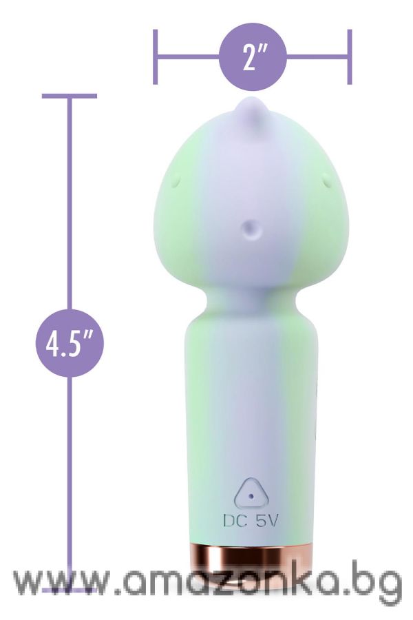 Unicorn Dreams Wand Vibrator-Blush-Play with me
