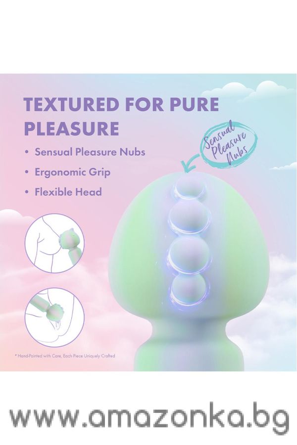 Unicorn Dreams Wand Vibrator-Blush-Play with me