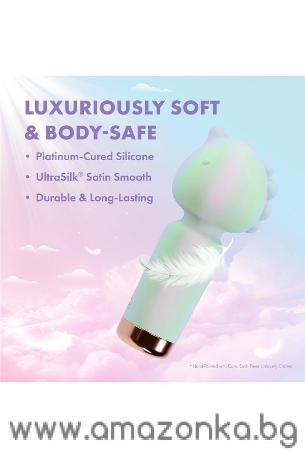 Unicorn Dreams Wand Vibrator-Blush-Play with me