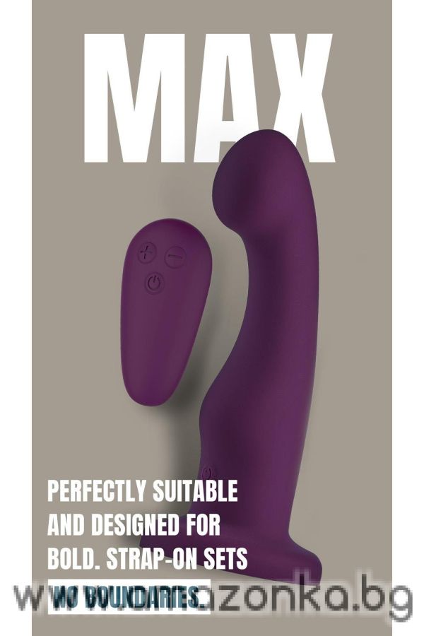 Max Remote Controlled Vibrator With Suction Cup