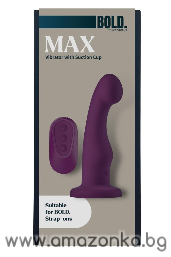 Max Remote Controlled Vibrator With Suction Cup