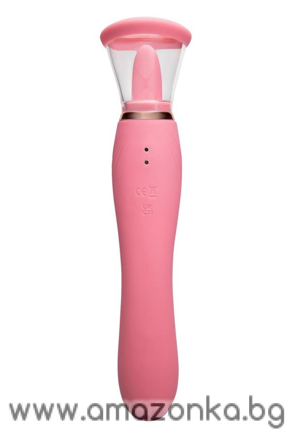 Lick 3-1 Double Ended Vibe With Licking Tongue Stimulator