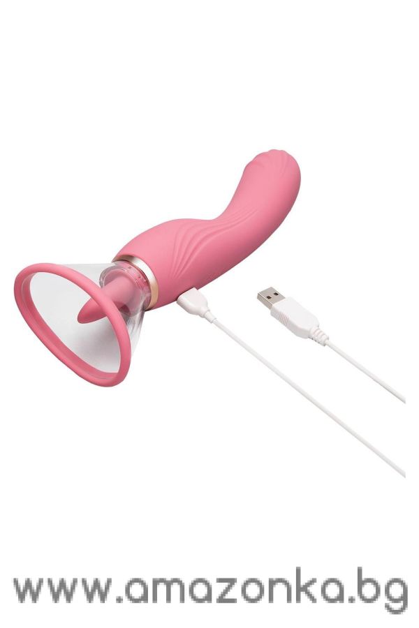 Lick 3-1 Double Ended Vibe With Licking Tongue Stimulator