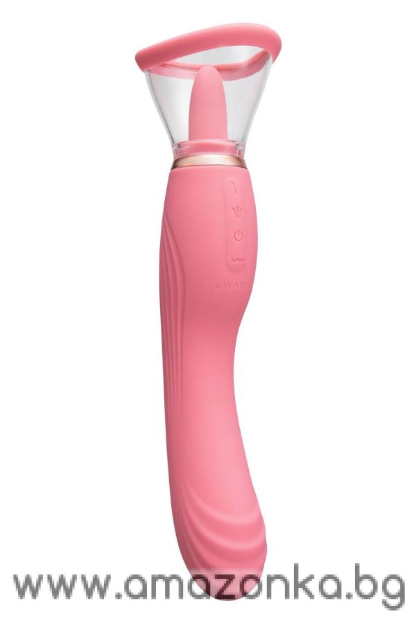 Lick 3-1 Double Ended Vibe With Licking Tongue Stimulator