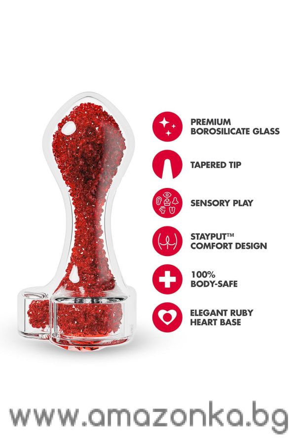 Lustre Red Anal Plug